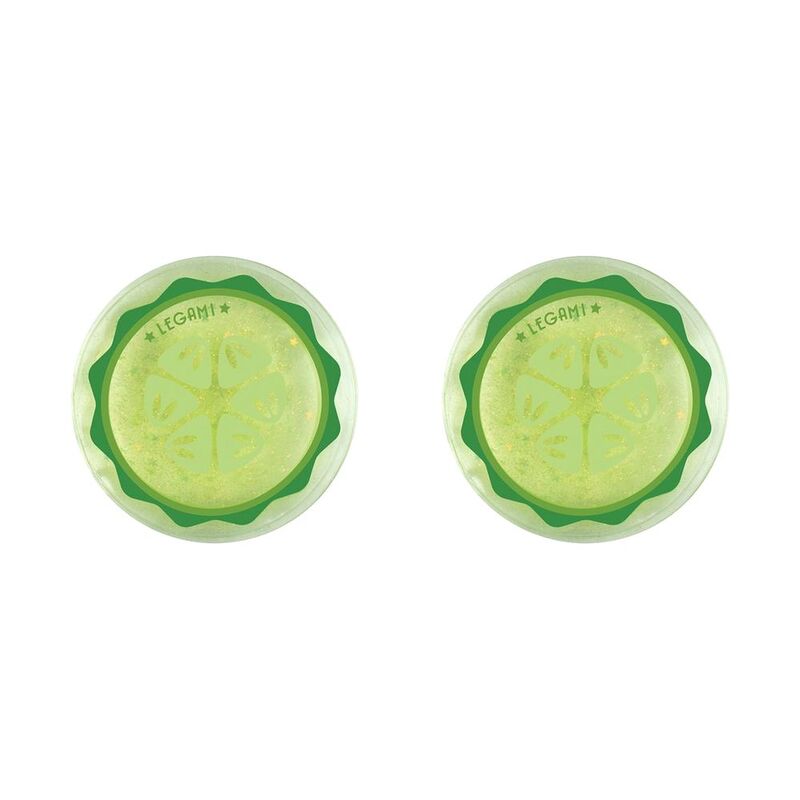 Legami Chill Out - 2 Reusable Cooling Eye Pads - Cucumber