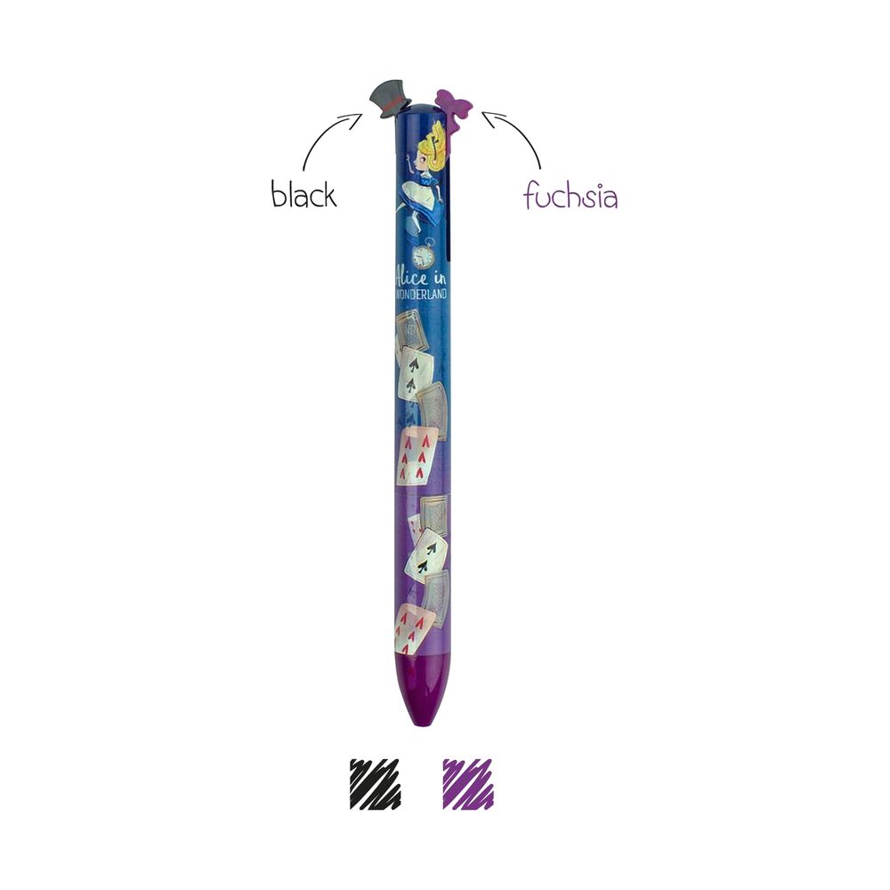 Legami Click & Clack Two Color Pen - Alice