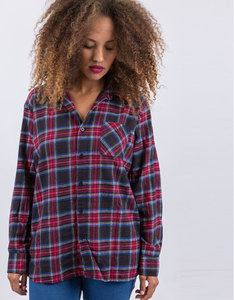 Music Is The Answer Custom Flannel Red Plaid Woven Shirt
