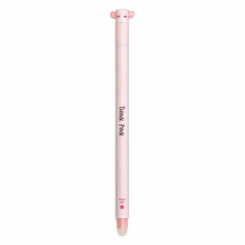 Legami Erasable Pen - Piggy - Pink