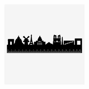 Legami Follow The Skyline Ruler - Paris