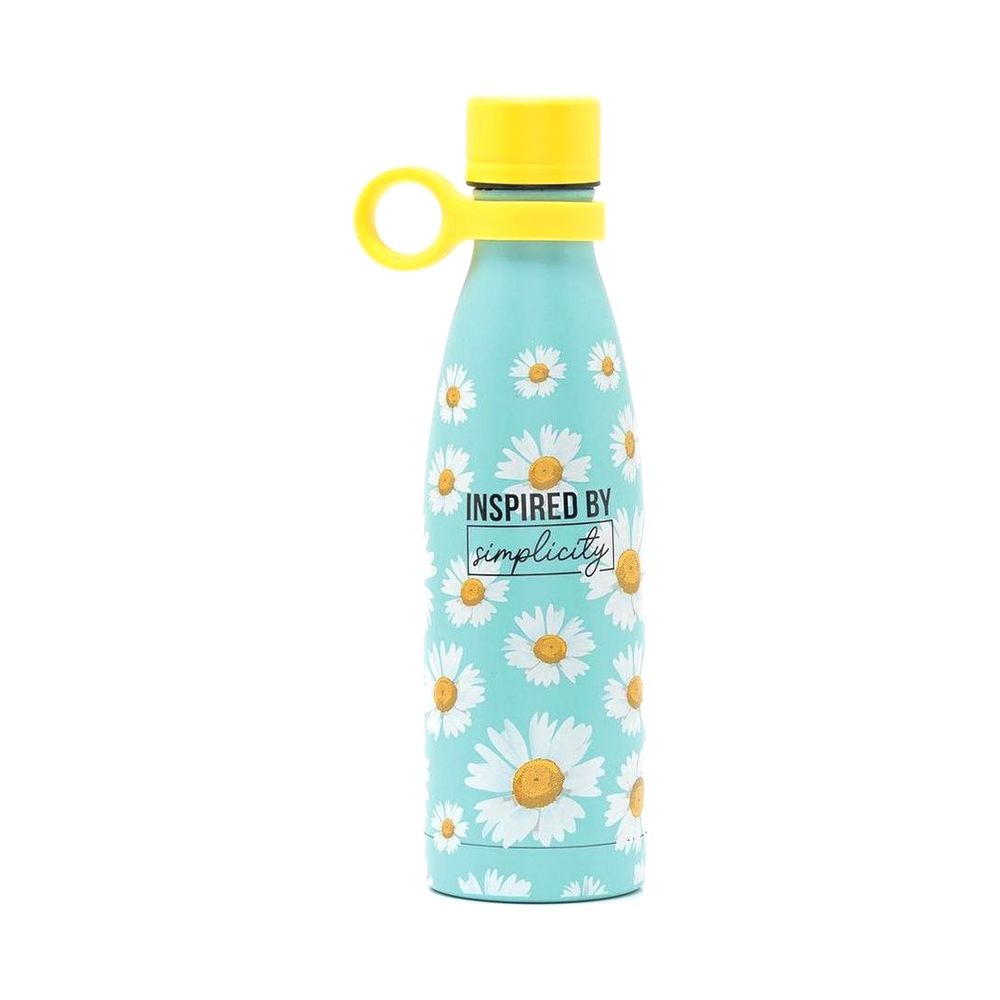 Legami Hot & Cold Vacuum Bottle 500ml - Daisy