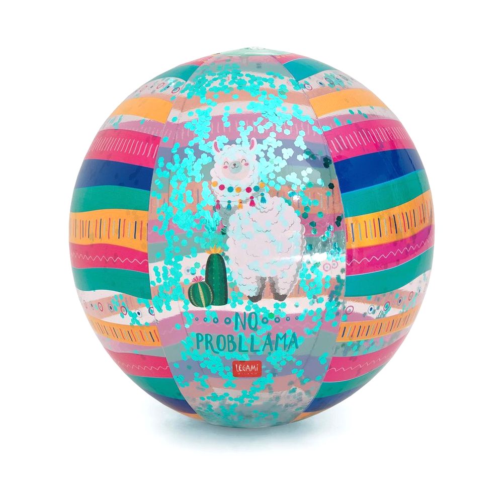 Legami Inflatable Beach Ball - Llama