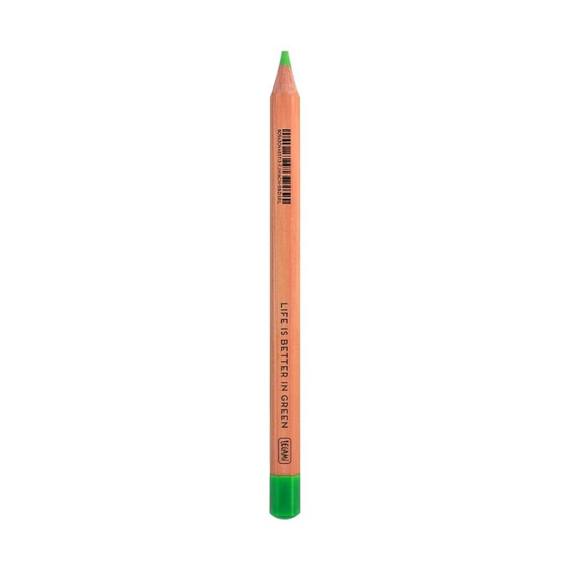 Legami Life Is Better In - Jumbo Fluorescentcoloured Crayons - Green