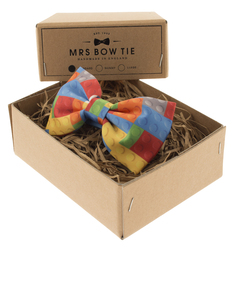 Coloured Blocks Bow Tie