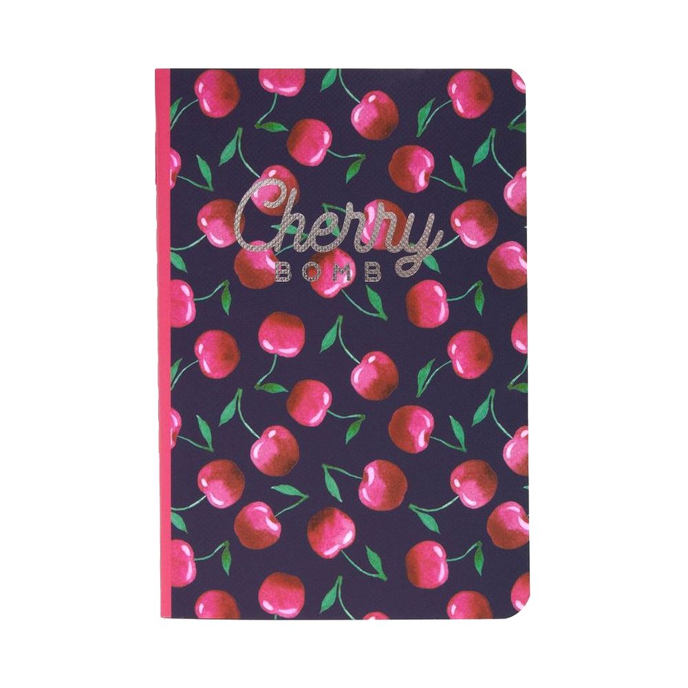 Legami A6 Lined Notebook - Cherry Bomb