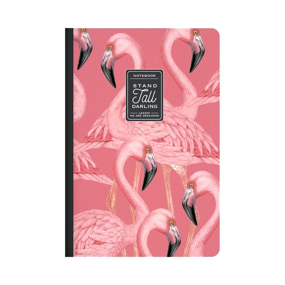 Legami A6 Lined Notebook - Flamingo