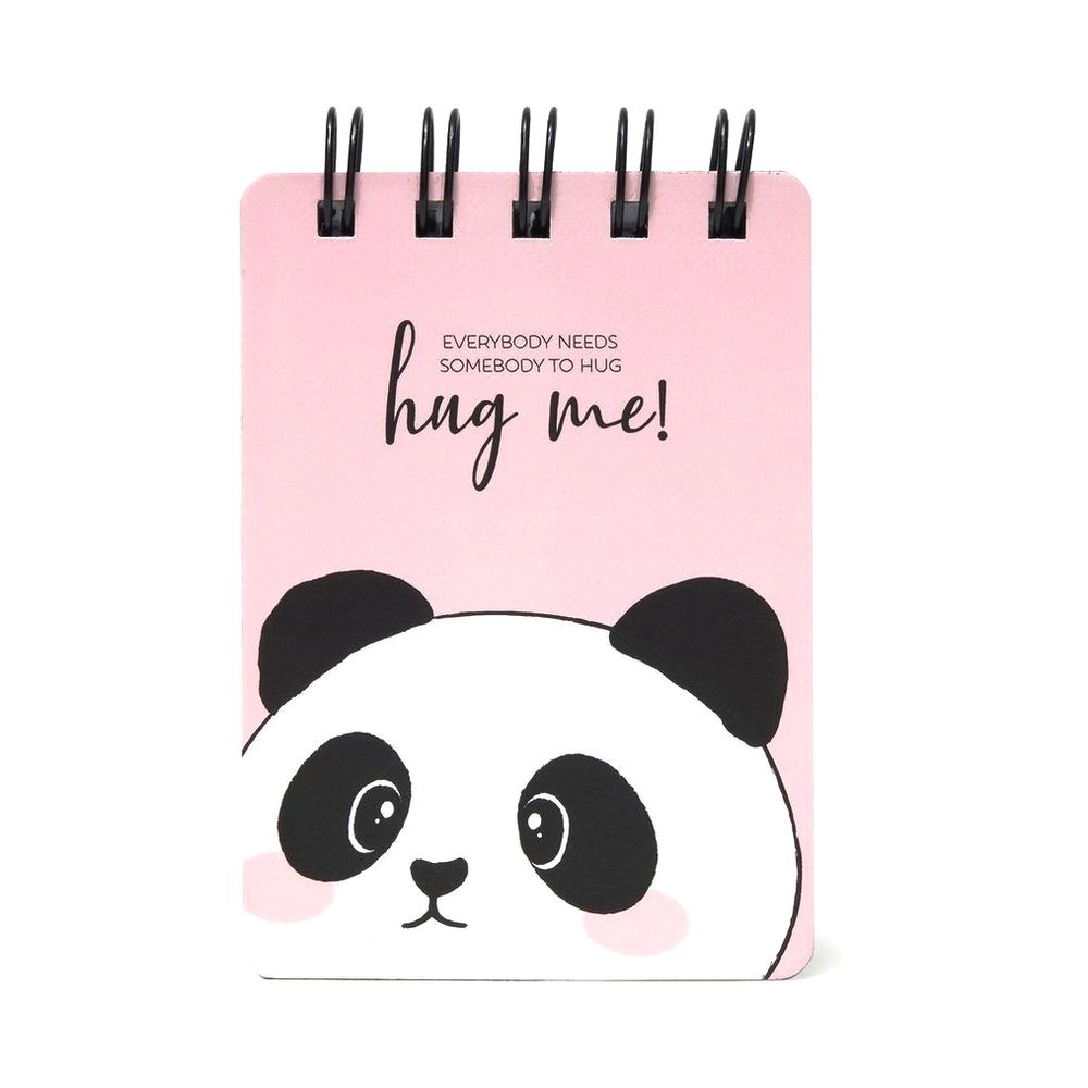 Legami Mini Spiral Notebook - Panda