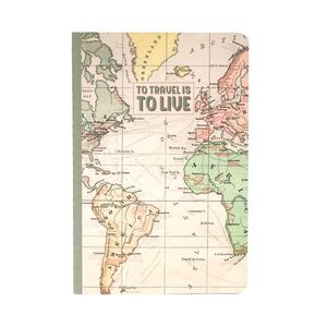 Legami Notebook Medium Plain - Travel