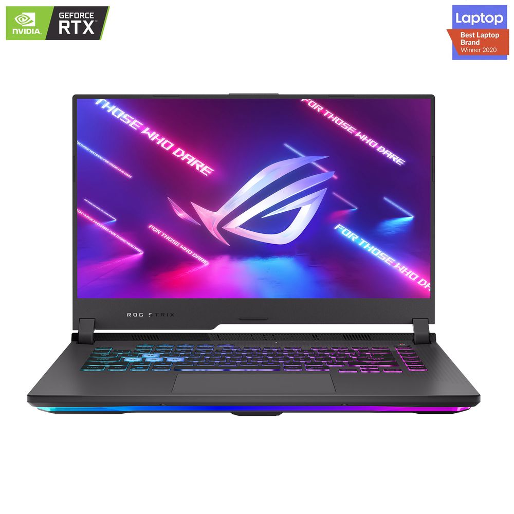 ASUS ROG Strix G15 G513QE-HN029T Gaming Laptop AMD Ryzen R5-5600H/16GB/512GB SSD/NVIDIA GeForce RTX 3050 Ti 4GB/15.6 inch FHD Display/144Hz/Windows 10 Home/Eclipse Gray