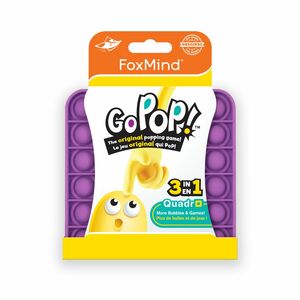 Foxmind Games Go Pop! Quadro Popping Game - Purple