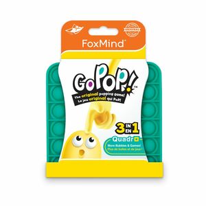 Foxmind Games Go Pop! Quadro Popping Game - Teal