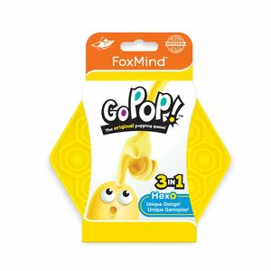 Foxmind Games Go Pop! Hexo Popping Game - Yellow