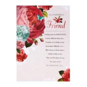 Hallmark for A Wonderful Friend Birthday Greeting Card (138 x 202mm)