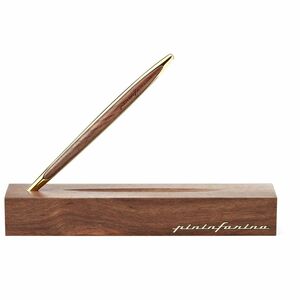 Pininfarina Segno Cambiano Pale Gold Walnut - Gold Edition Inkless Pen - Ethergraf Metal Alloy