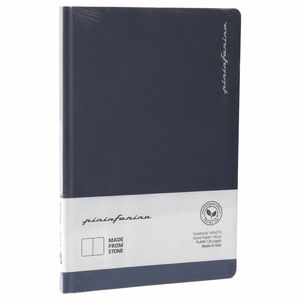 Pininfarina Segno Notebook Stone Paper Blue/Plain Stone Paper Notebook