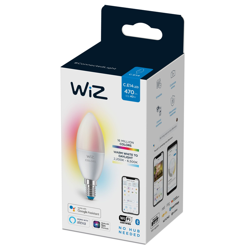 Wiz Candle C37 E14 Wi-Fi Ble 40W 922-65 RGB 1PF/6