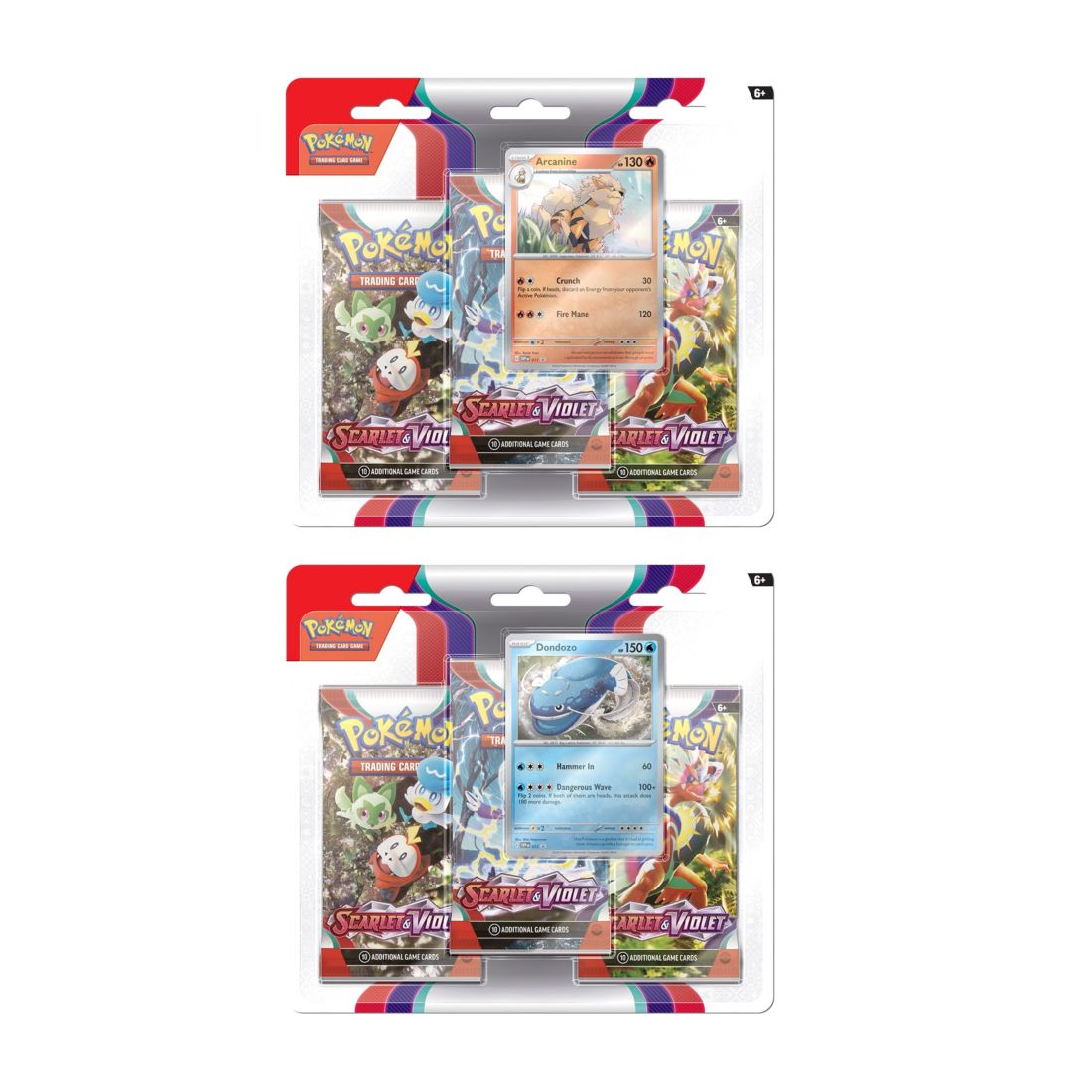 Pokémon TCG Scarlet & Violet SV01 Blister Pack (Pack of 3) (Assortment - Includes 1)