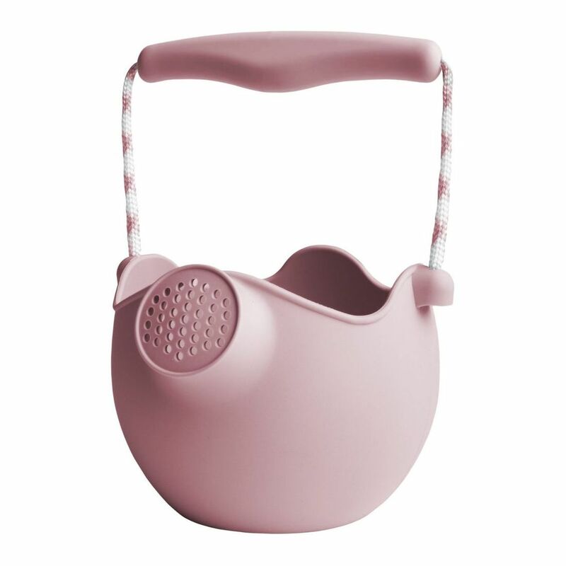 Scrunch Watering Can Sand/Beach Toy - Dusty Rose