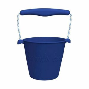 Scrunch Bucket Sand/Beach Toy - Midnight Blue