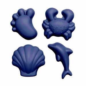 Scrunch Moulds Footprint Set Sand/Beach Toy - Midnight Blue