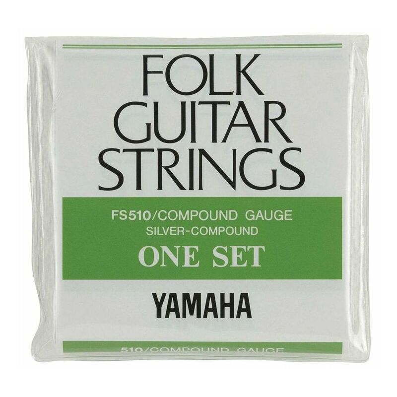 Yamaha FS510 Folk Guitar Strings - Sliver Compound (11-47 Gauge)