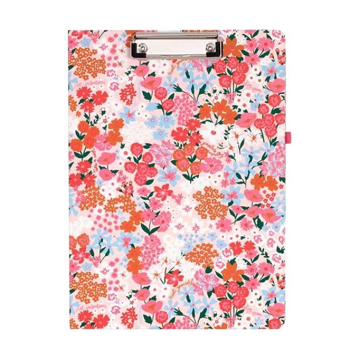 Ban.do Get It Together Clipboard Folio with Notepad Secret Garden Pink