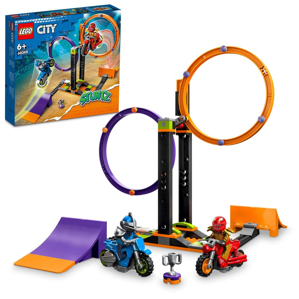 LEGO City Stunz Spinning Stunt Challenge 60360 (117 Pieces)