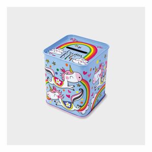 Rachel Ellen Designs Money Box Tin Dream Big Unicorns