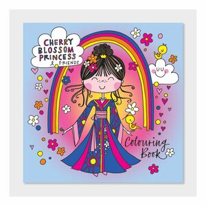 Rachel Ellen Designs Cherry Blossom Princess Colouring Book