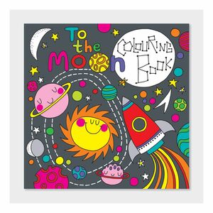 Rachel Ellen Designs To The Moon Colouring Book