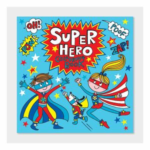 Rachel Ellen Designs Super Hero Colouring Book