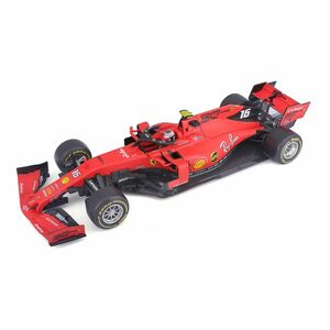 Bburago Ferrari Racing F1 1.18 2019 Charles Leclerc Sf90 16 with Monza Livery Die-Cast Model
