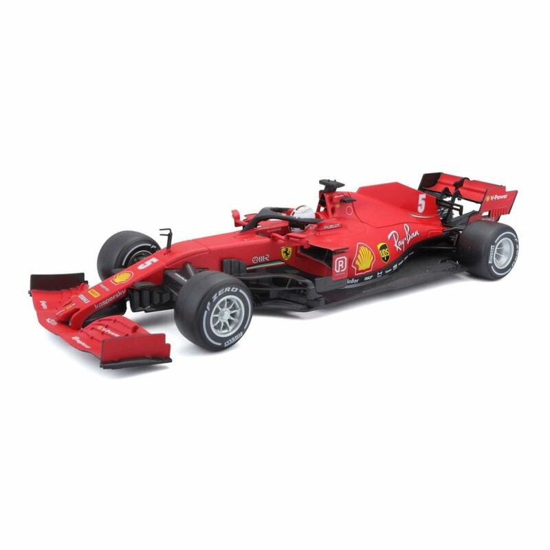 Bburago Ferrari Racing F1 1.18 2020 Sebastian Vettel Sf1000 5 Die-Cast Model