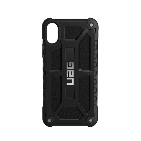 UAG Monarch Case Black With Silver Logo For iPhone X
