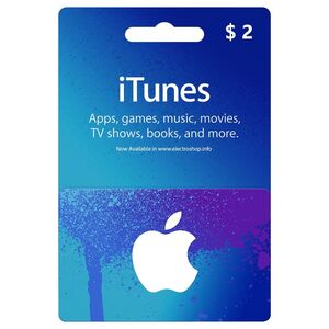 Apple iTunes Gift Card (US) - USD 2 (Digital Code)