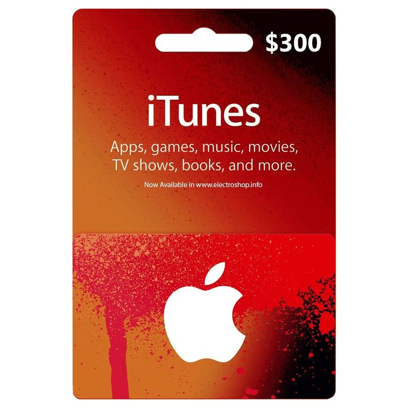Apple iTunes Gift Card (US) - USD 300 (Digital Code)