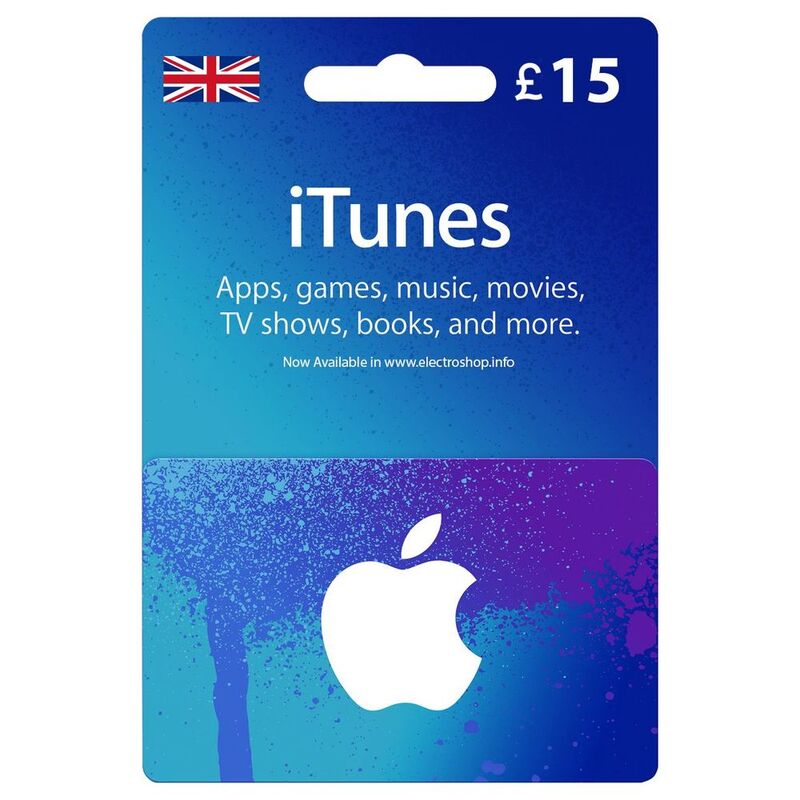 Apple iTunes Gift Card (UK) - GBP 15 (Digital Code)