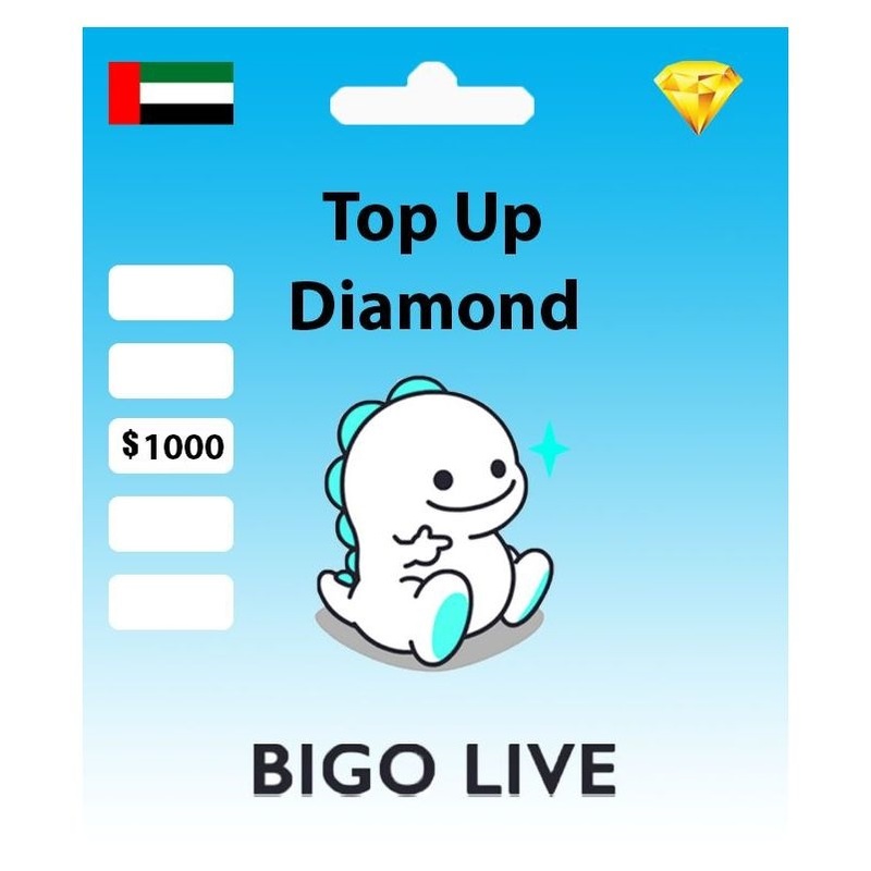 Bigo Live (UAE) - USD 1000 (Digital Code)