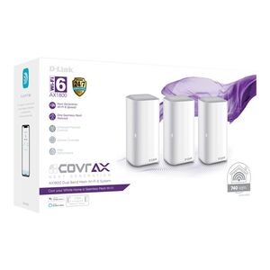 D-Link COVR-X1873 AX1800 Whole Home Wi-Fi 6 Mesh System