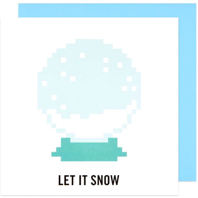 StoryChips Snow Globe Greeting Card