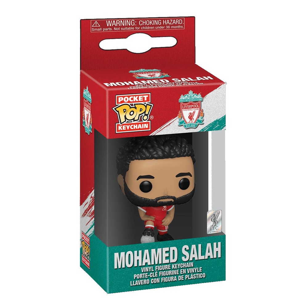 Funko Pop Liverpool Mohamed Salah Vinyl Keychain