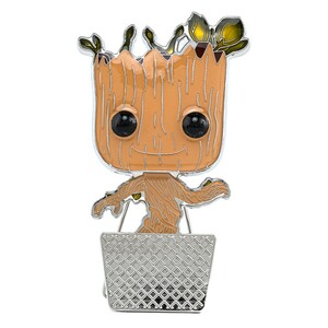 Funko Pop Pin Marvel Baby Groot Enamel Pin 4 Inch (with Chase*)