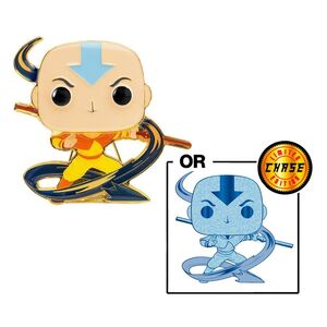 Funko Pop Pin Avatar The Last Airbender Aang Enamel Pin 4 Inch (with Chase)
