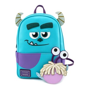 Loungefly Pixar Monsters Inc Sully With Boo Coin Pouch Mini Backpack