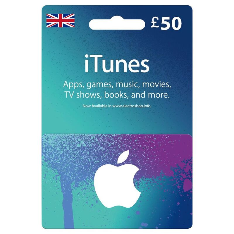 Apple iTunes Gift Card (UK) - GBP 50 (Digital Code)