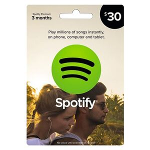 Spotify Gift Card (US) - USD 30 (Digital Code)