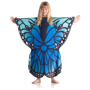 Kanguru 1235 Kids Blanket With Butterfly Wings Blue