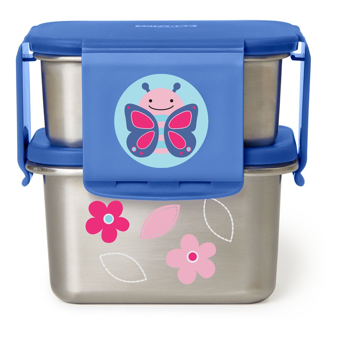 Skip Hop Zoo Stainless Steel Lunch Kit Butterfly