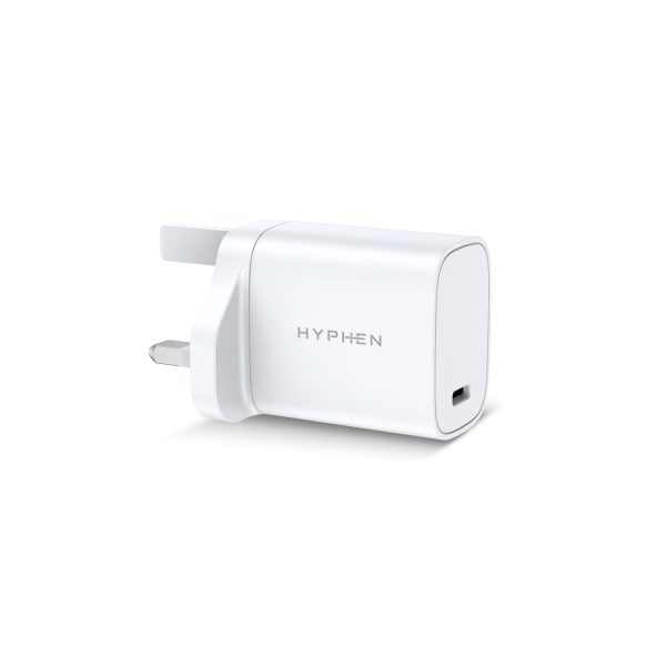 HYPHEN VoltPort PD Wall Charger 20W with USB-C Power Delivery White